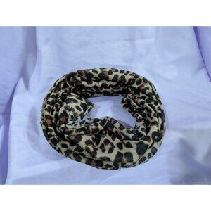 Leopard Print Neck Face Cover Multi-Use Polyester Scarf Fashionable Animal Print
